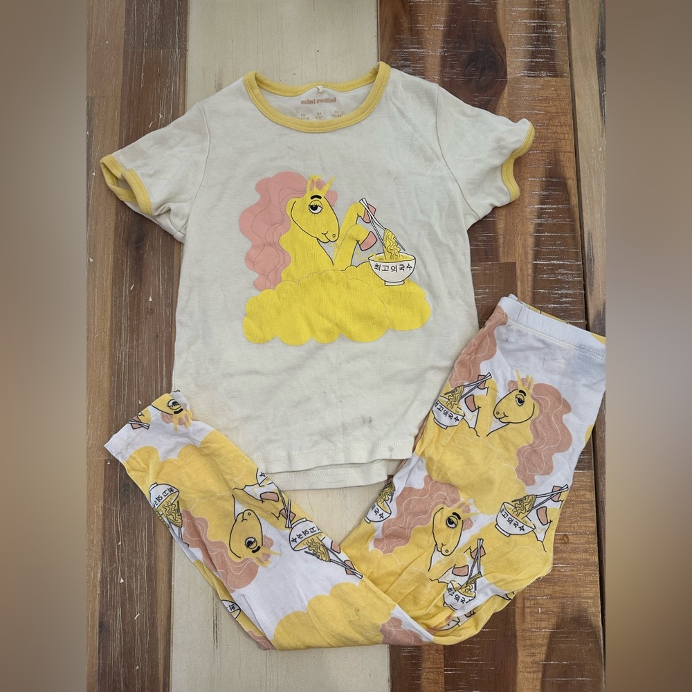 Mini Rodini unicorn noodles set 4/5